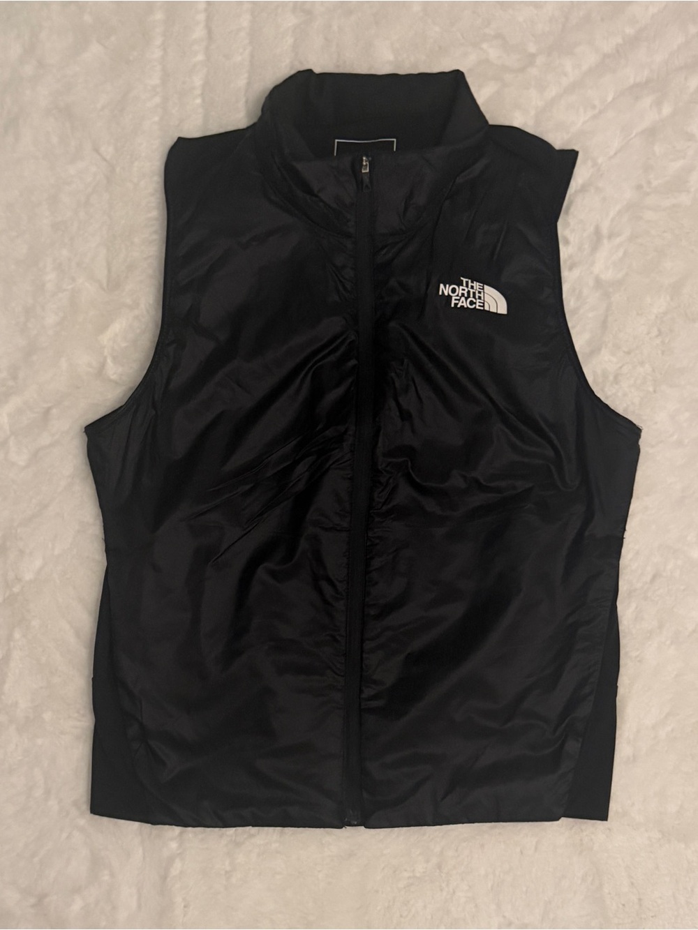 The North Face Women’s M Black Lightweight Full Zip Running Vest Reflective